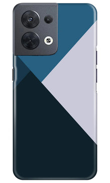 Blue Shades Mobile Back Case for Oppo Reno 8 5G (Design - 157)