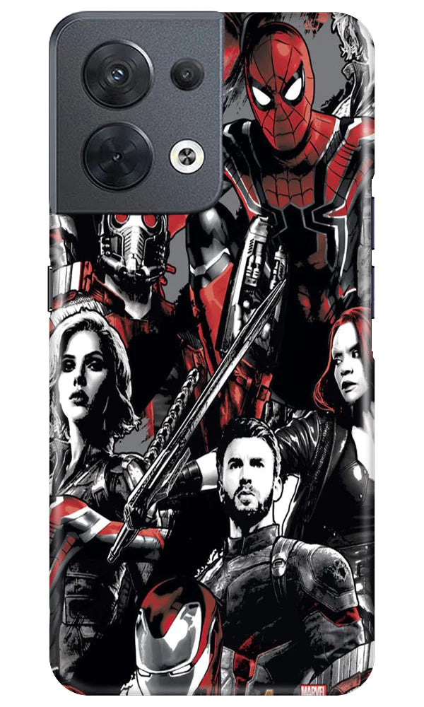 Avengers Case for Oppo Reno 8 5G (Design - 159)