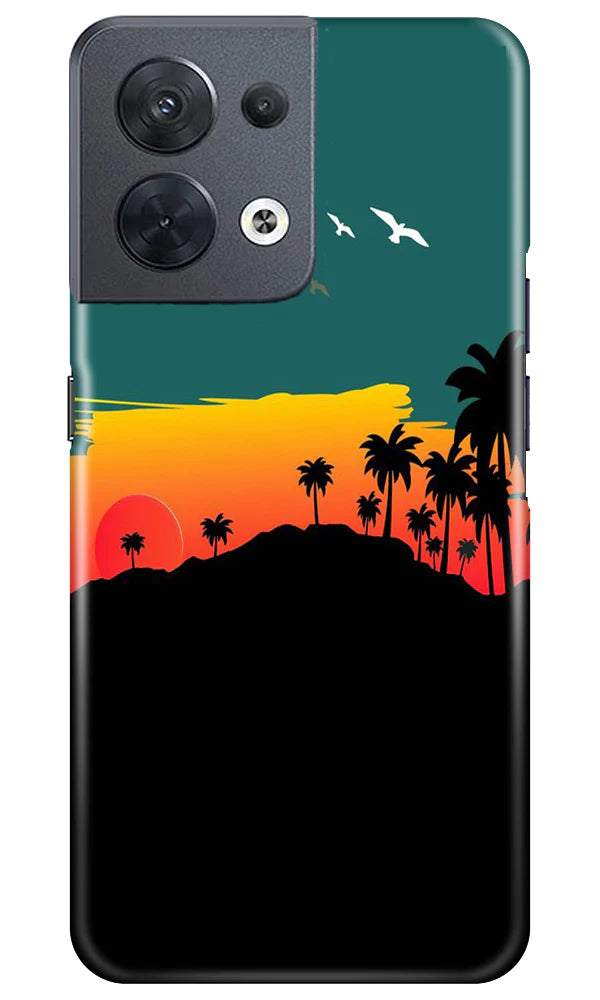 Sky Trees Case for Oppo Reno 8 5G (Design - 160)