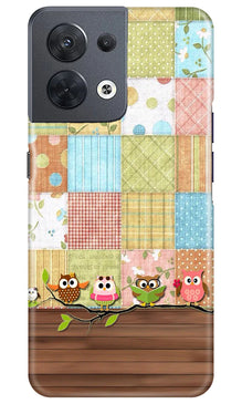 Owls Mobile Back Case for Oppo Reno 8 5G (Design - 171)