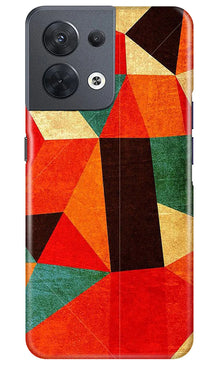 Modern Art Mobile Back Case for Oppo Reno 8 5G (Design - 172)