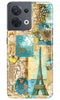 Travel Eiffel Tower Case for Oppo Reno 8 5G (Design No. 175)