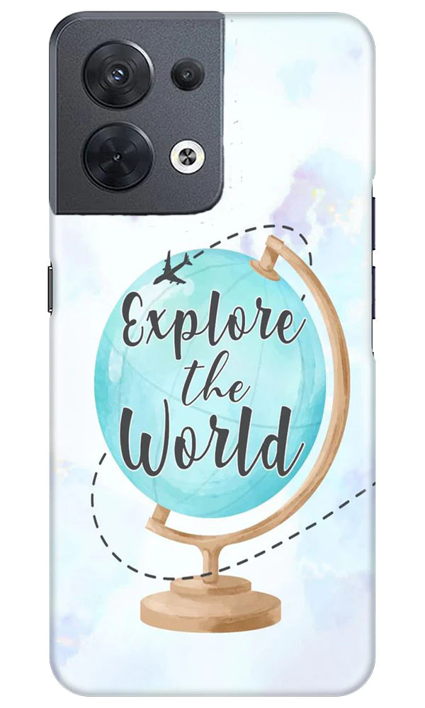 Explore the World Case for Oppo Reno 8 5G (Design No. 176)