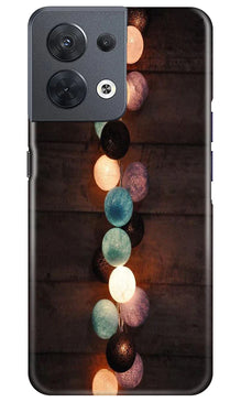 Party Lights Mobile Back Case for Oppo Reno 8 5G (Design - 178)