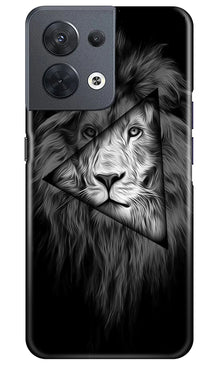 Lion Star Mobile Back Case for Oppo Reno 8 5G (Design - 195)