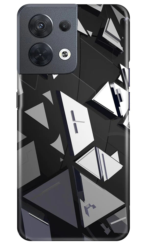 Modern Art Case for Oppo Reno 8 5G (Design No. 199)