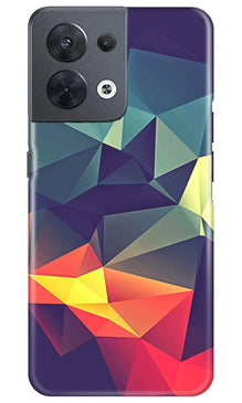 Modern Art Mobile Back Case for Oppo Reno 8 5G (Design - 201)