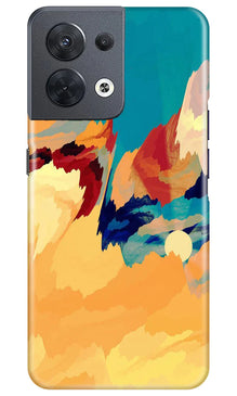 Modern Art Mobile Back Case for Oppo Reno 8 5G (Design - 205)