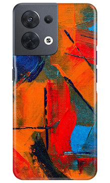 Modern Art Mobile Back Case for Oppo Reno 8 5G (Design - 206)