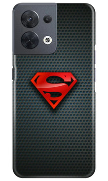 Superman Mobile Back Case for Oppo Reno 8 5G (Design - 216)