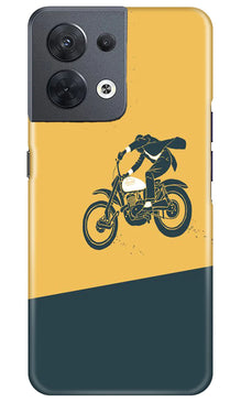 Bike Lovers Mobile Back Case for Oppo Reno 8 5G (Design - 225)