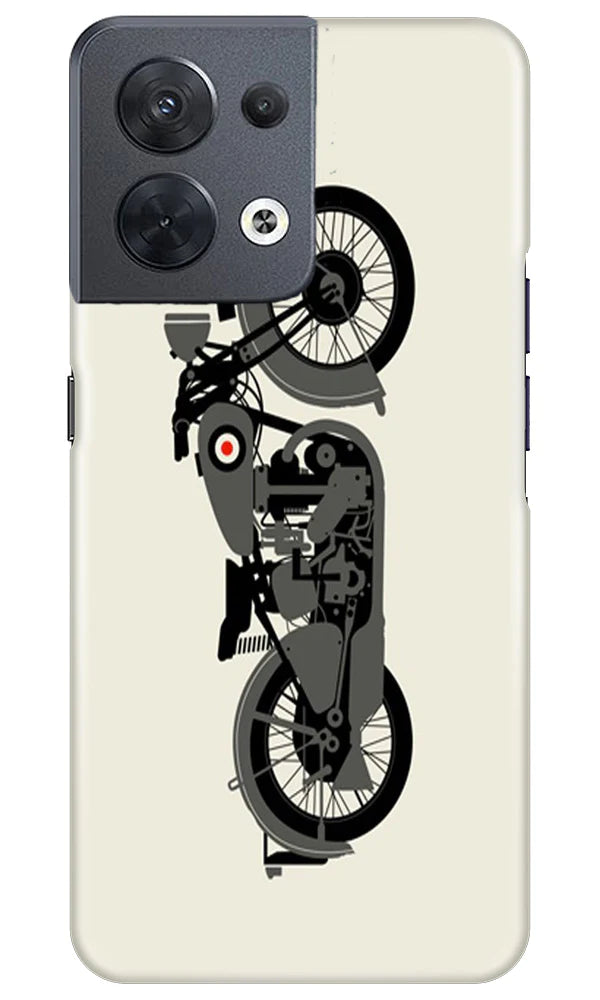 MotorCycle Case for Oppo Reno 8 5G (Design No. 228)