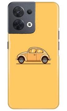 Vintage Car Mobile Back Case for Oppo Reno 8 5G (Design - 231)