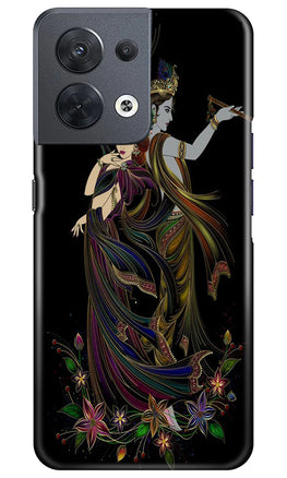 Radha Krishna Case for Oppo Reno 8 5G (Design No. 257)