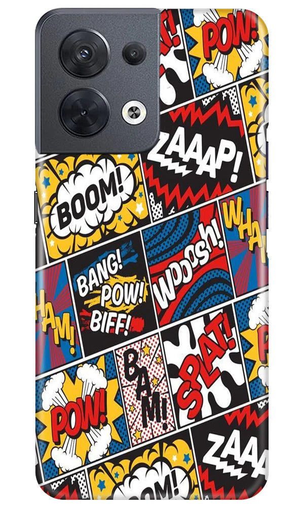 Boom Mobile Back Case for Oppo Reno 8 5G (Design - 264)