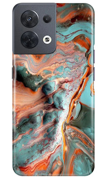 Marble Texture Mobile Back Case for Oppo Reno 8 5G (Design - 271)