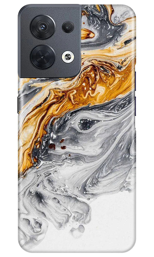 Marble Texture Mobile Back Case for Oppo Reno 8 5G (Design - 272)