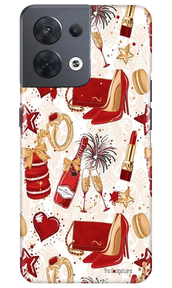 Girlish Mobile Back Case for Oppo Reno 8 5G (Design - 274)