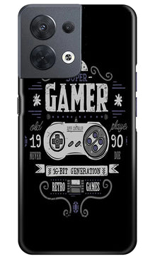 Gamer Mobile Back Case for Oppo Reno 8 5G (Design - 292)
