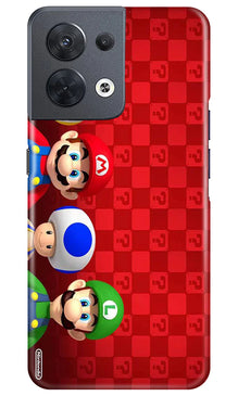 Mario Mobile Back Case for Oppo Reno 8 5G (Design - 299)