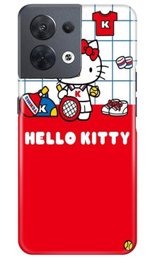 Hello Kitty Mobile Back Case for Oppo Reno 8 5G (Design - 322)