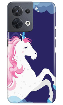 Unicorn Mobile Back Case for Oppo Reno 8 5G (Design - 324)