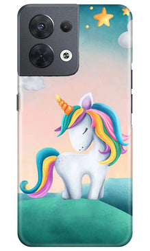 Unicorn Mobile Back Case for Oppo Reno 8 5G (Design - 325)