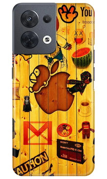 Wooden Texture Mobile Back Case for Oppo Reno 8 5G (Design - 326)