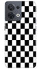 Black White Boxes Mobile Back Case for Oppo Reno 8 5G (Design - 331)
