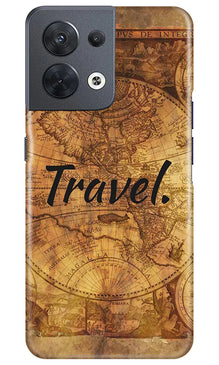 Travel Mobile Back Case for Oppo Reno 8 5G (Design - 334)