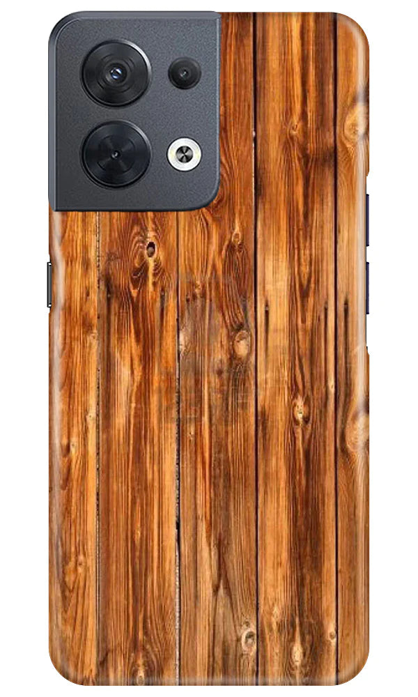 Wooden Texture Mobile Back Case for Oppo Reno 8 5G (Design - 335)
