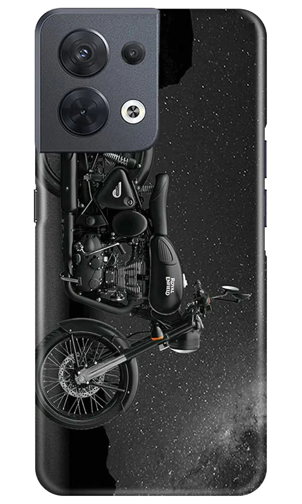 Royal Enfield Mobile Back Case for Oppo Reno 8 5G (Design - 340)