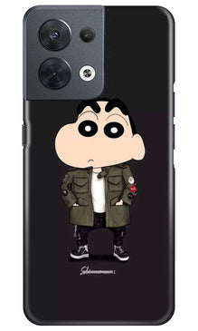 Shin Chan Mobile Back Case for Oppo Reno 8 5G (Design - 349)
