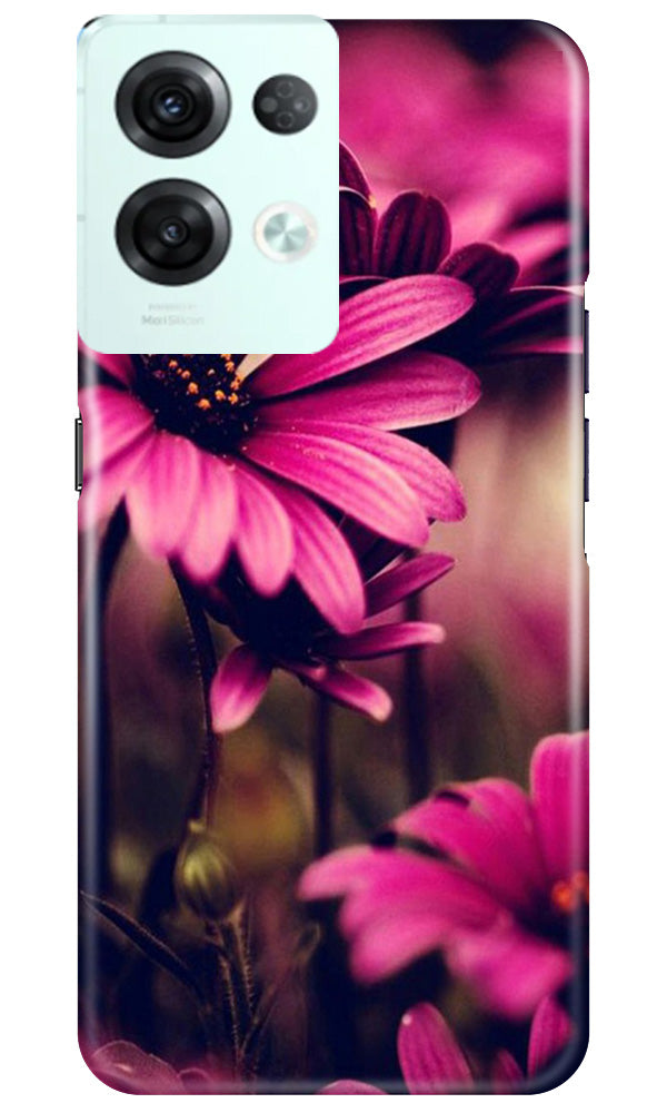 Purple Daisy Case for Reno 8 Pro