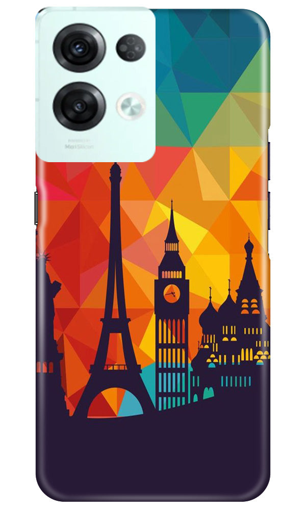 Eiffel Tower2 Case for Reno 8 Pro