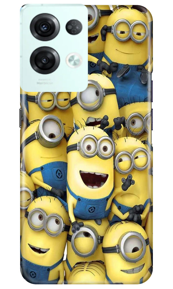 Minions Case for Reno 8 Pro  (Design - 127)