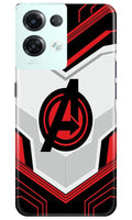 Ironman Captain America Case for Reno 8 Pro (Design No. 223)