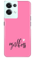 Girl Boss Black Case for Reno 8 Pro (Design No. 237)
