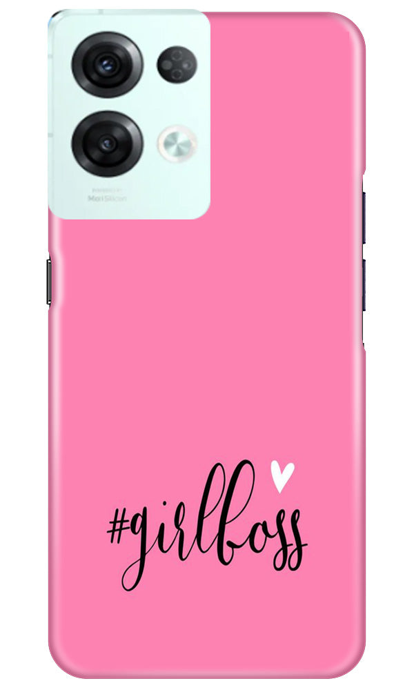 Girl Boss Black Case for Reno 8 Pro (Design No. 237)