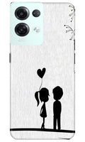 Apple Logo Case for Reno 8 Pro (Design No. 251)