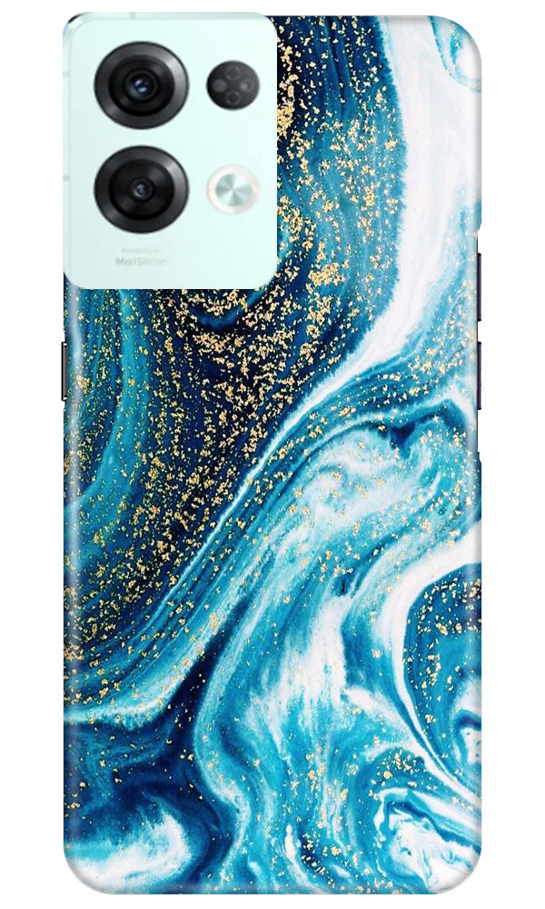 Marble Texture Mobile Back Case for Reno 8 Pro (Design - 269)