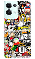 Panda Mobile Back Case for Reno 8 Pro (Design - 281)
