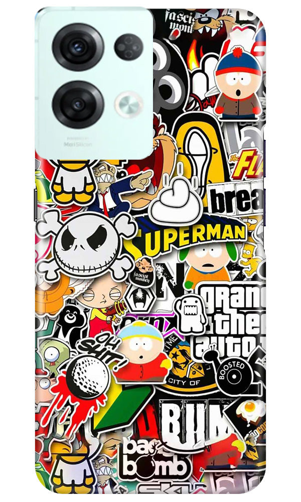 Panda Mobile Back Case for Reno 8 Pro (Design - 281)