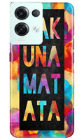 Marble Texture Mobile Back Case for Reno 8 Pro (Design - 284)