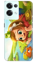 Baby Girl Mobile Back Case for Reno 8 Pro (Design - 301)
