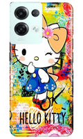 Hello Kitty Mobile Back Case for Reno 8 Pro (Design - 321)