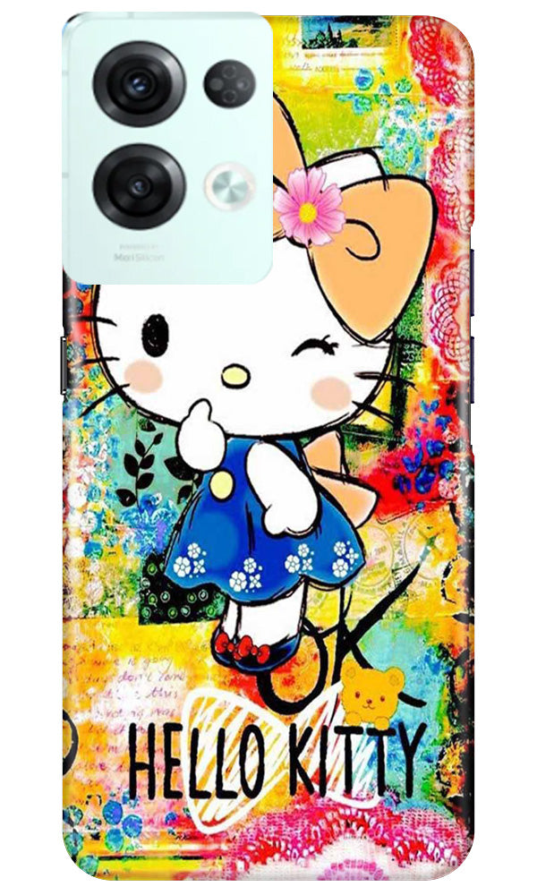 Hello Kitty Mobile Back Case for Reno 8 Pro (Design - 321)