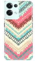 Pattern Mobile Back Case for Reno 8 Pro (Design - 327)