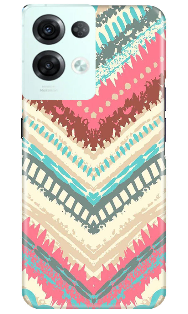 Pattern Mobile Back Case for Reno 8 Pro (Design - 327)