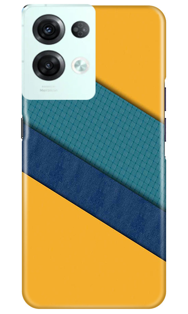 Diagonal Pattern Mobile Back Case for Reno 8 Pro (Design - 329)
